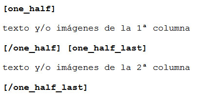 figura 1: Estructura para dos mitades